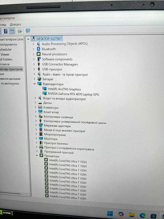 Acer Predator Neo 14/rtx 4070 8Gb/Core Ultra 7 155H/1Tb SSD