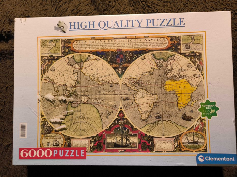 Puzzle Clementoni 6000 - Antique nautical map