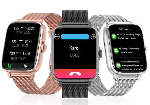 Smartwatch Zegarek Damski PL Menu GPS NFC Rozmowy