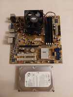Zestaw AMD Athlon 64 X2 4400+ 2GB RAM + Płyta HP M2N68-LA + Hdd 250GB