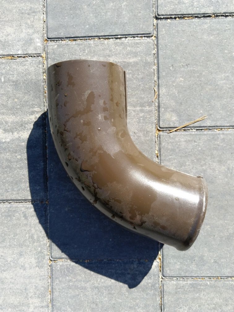 Kolano rury spustowej "Ruukki Siba", średnica 90, kąt 87°