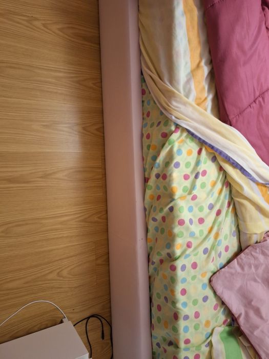 Vendo cama estofada Rosa