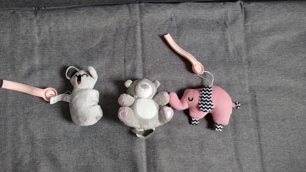 Łóżeczko turystyczne z akcesoriami | Kinderkraft Joy | szaro-różowe