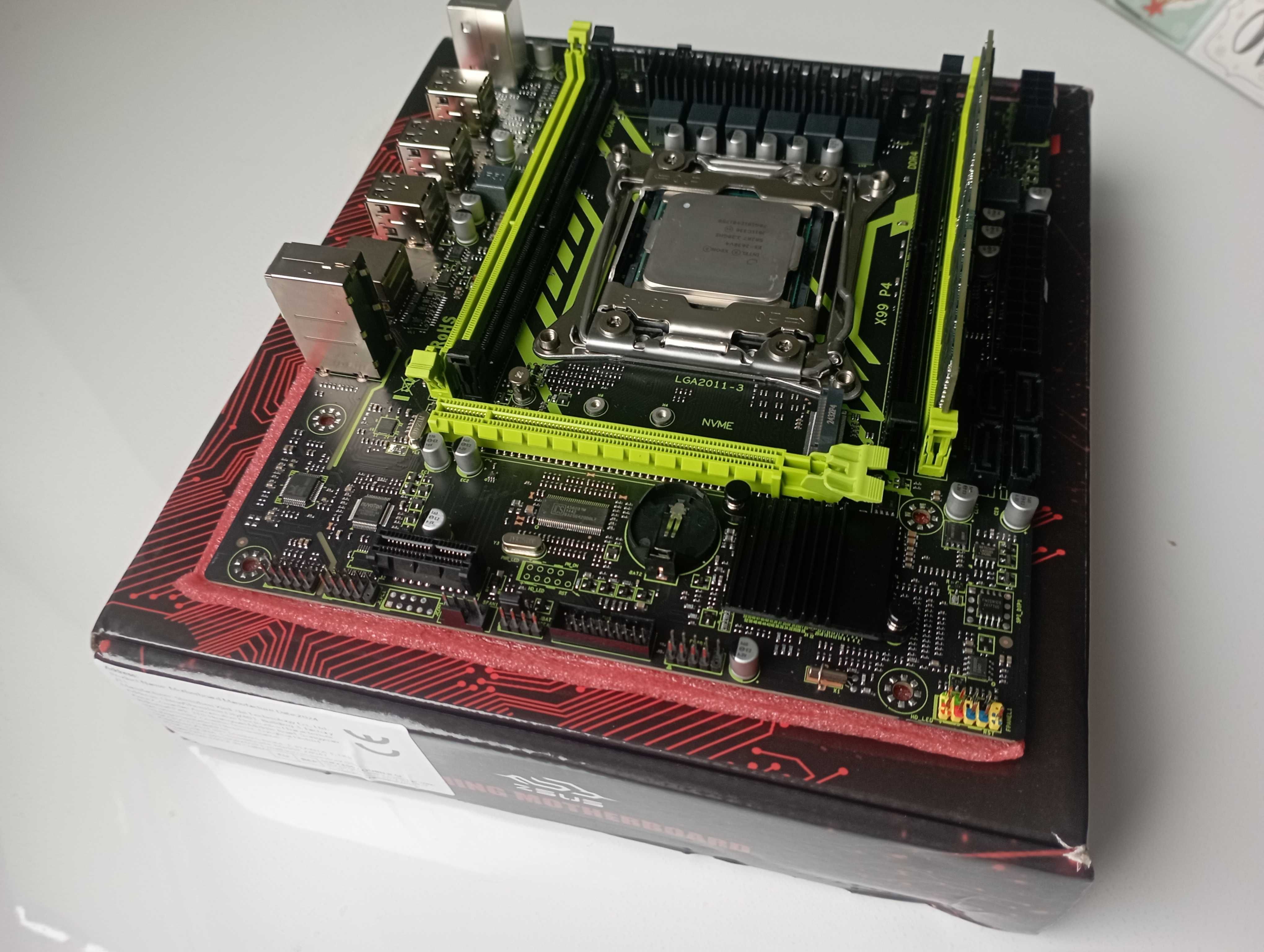 Потужний ігровий комплект мать + xeon 2630v4 + ddr4 16gb
