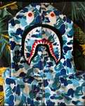 Bape ABC Camo Shark Full Zip Hoodie Blue XL