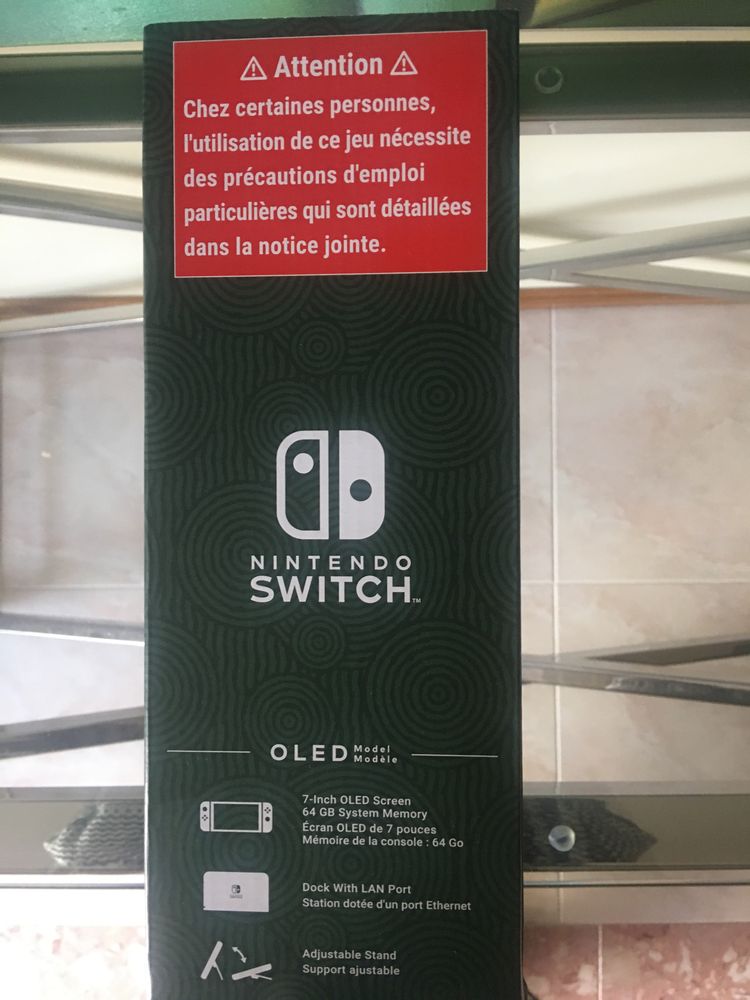 Nintendo switch Oled NOVA Zelda Tears of the kingdom edition