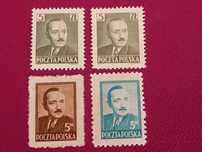 Zestaw Polskich znaczków Bolesław Bierut