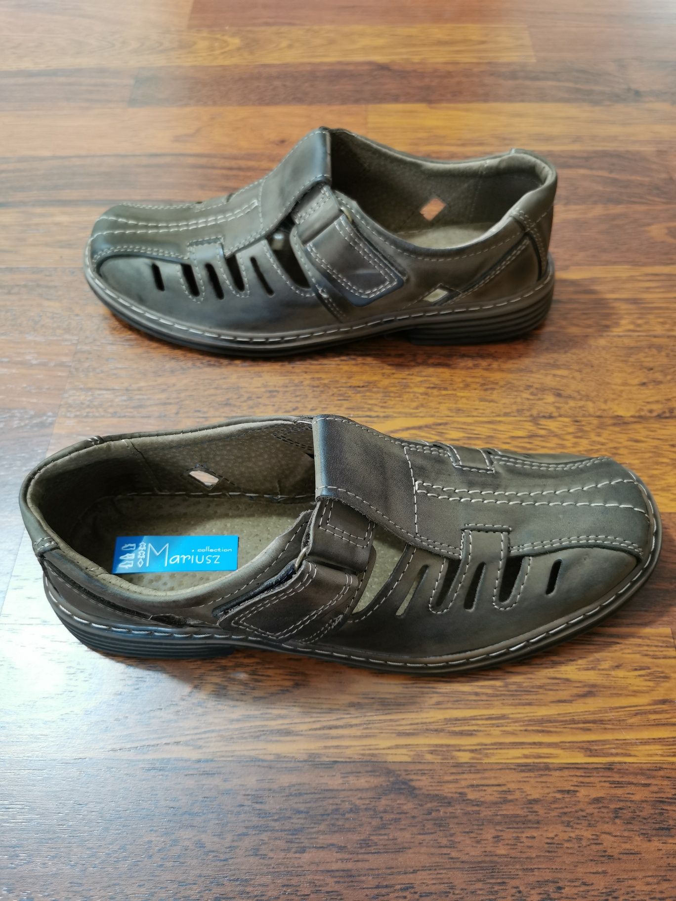 Skórzane Letnie Buty i Męskie Lekkie Wygodne