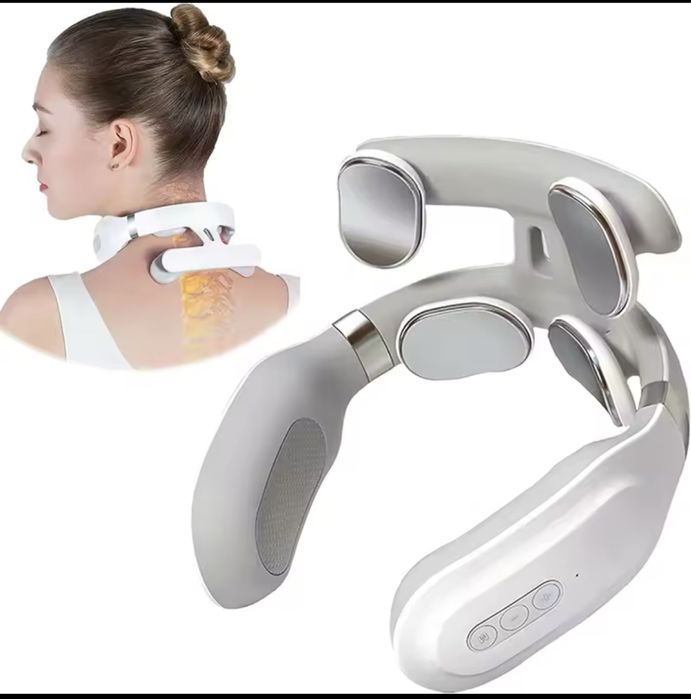 Nowy Masażer szyi z 4 głowicami