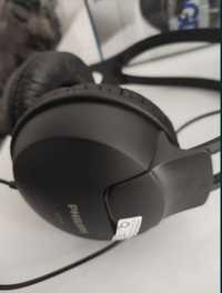 Philips - słuchawki  Nauszne Nowe czarne do mp3 mp4 odtwarzacza