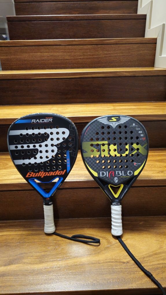 Raquetes de Padel | Bullpadel Raider | Siux Diablo Revolution 12k