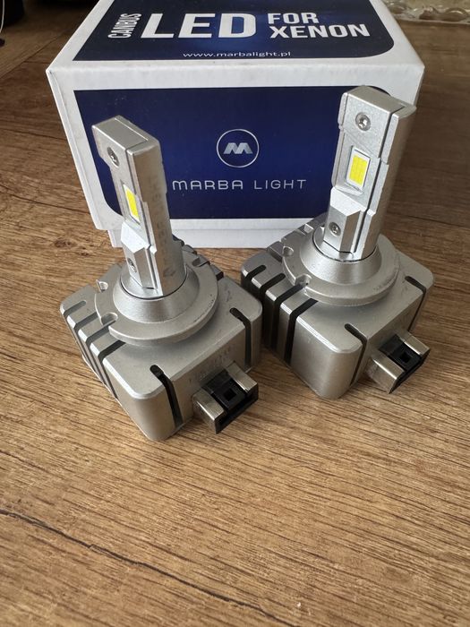 ŻARNIKI D1S LED xenon ultra BIAŁY 6000K plug&play Marba Light