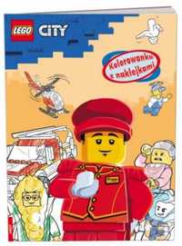 LEGO® City. Kolorowanka z naklejkami - praca zbiorowa