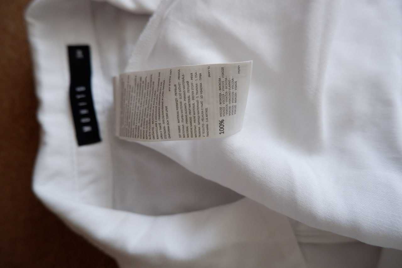 Нова сорочка Mohito більшомірний 34 розмір біла