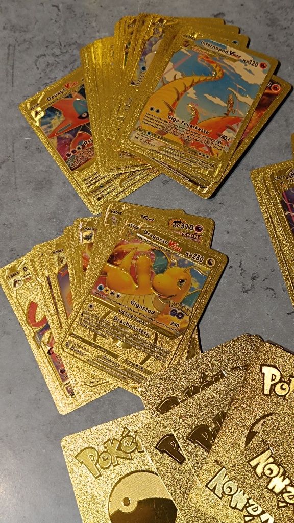 Złote karty pokemon