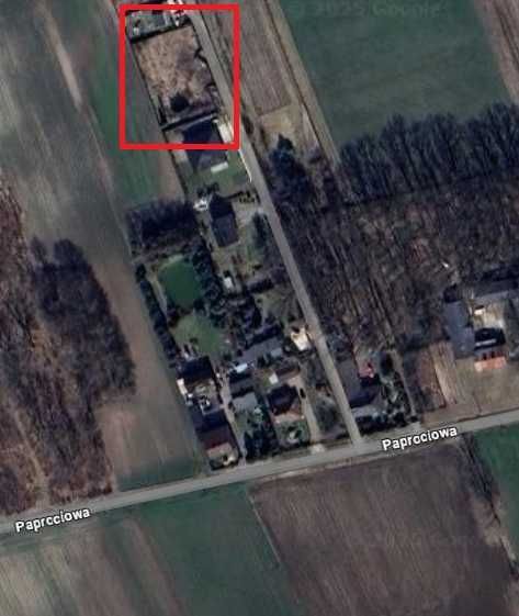 Działka ul. Paprociowa- warunki zabudowy,ogrodzona i prąd