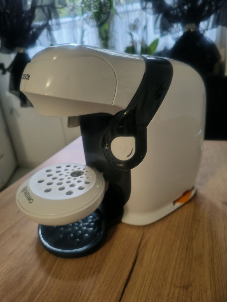 Express do kawy Bosch+kapsułka wielokro..użytku,stojak