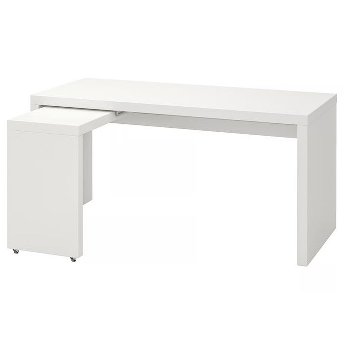 Secretaria Malm Ikea com lateral extensivel