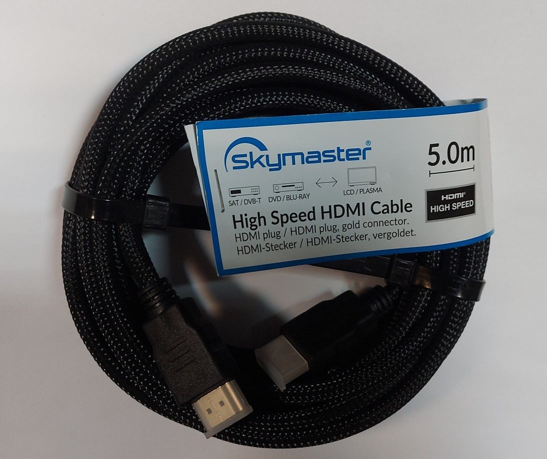 Przewód HDMI-HDMI Skymaster 5 m