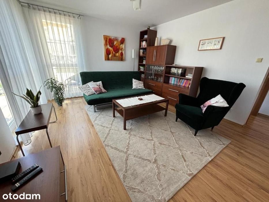 Dwupokojowe mieszkanie z balkonem i garażem