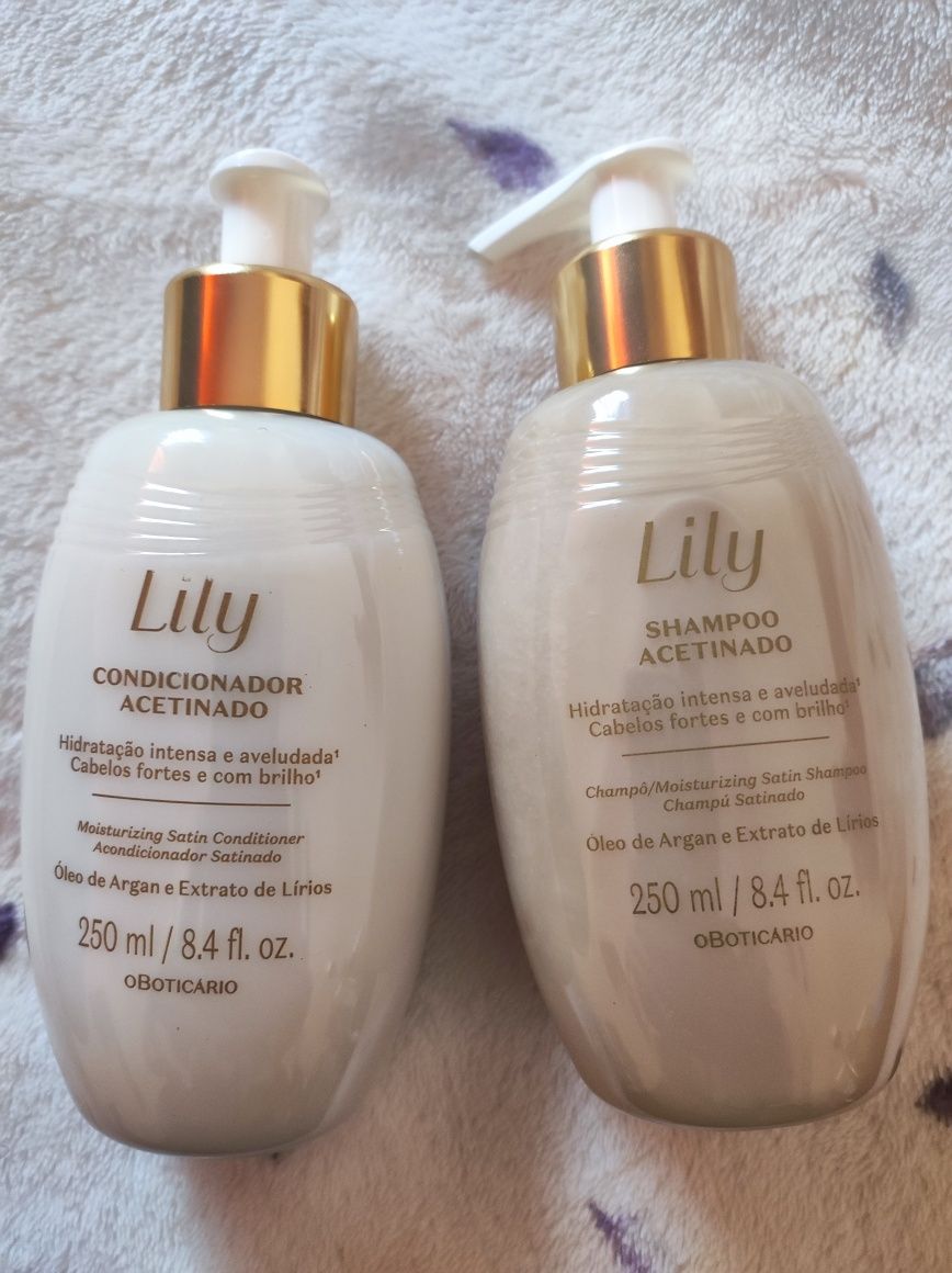 Shampoo e Condicionador acetinado