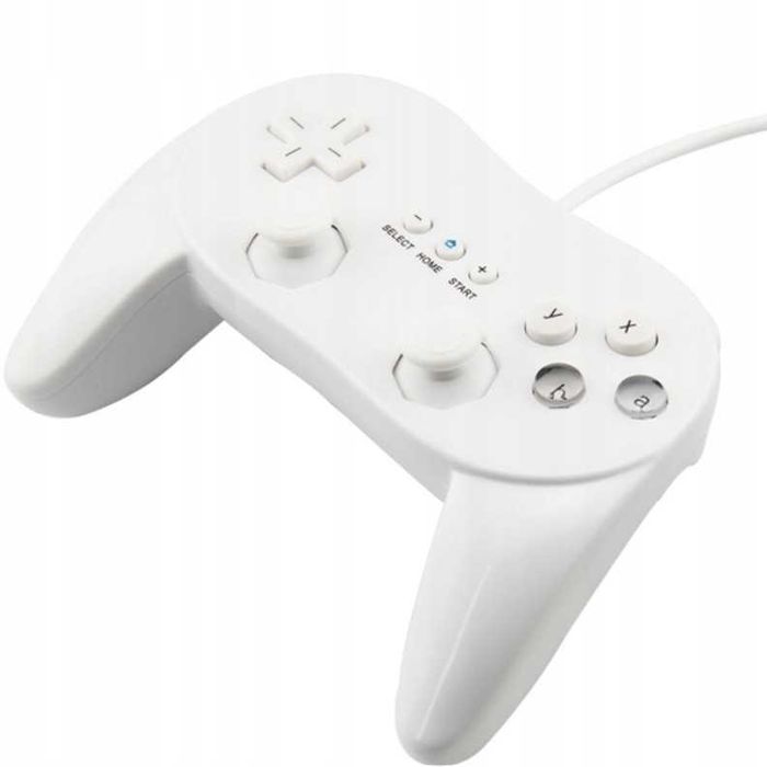 Pad Wii gamepad Classic Controller Pro do konsoli Wii U biały 2 szt.
