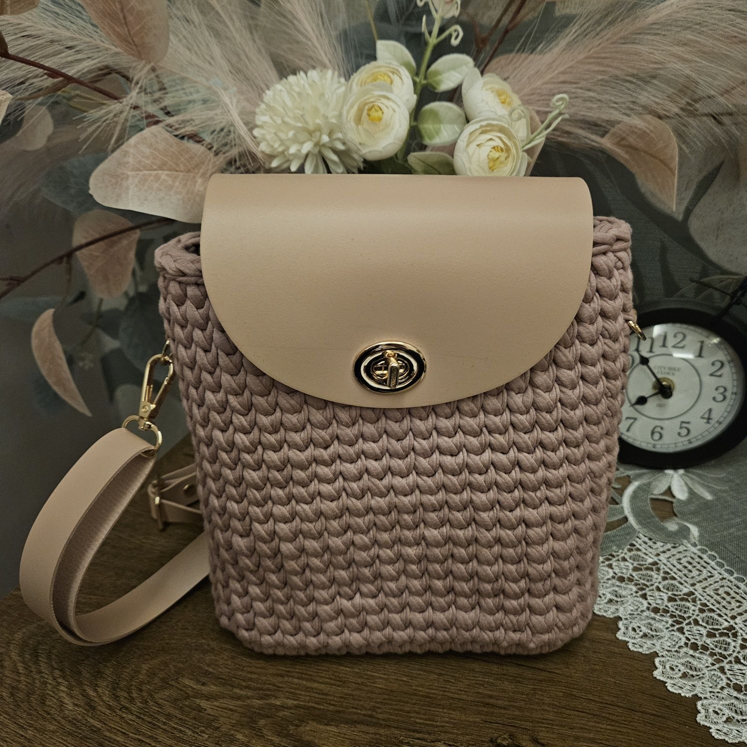 Torebka listonoszka handmade
