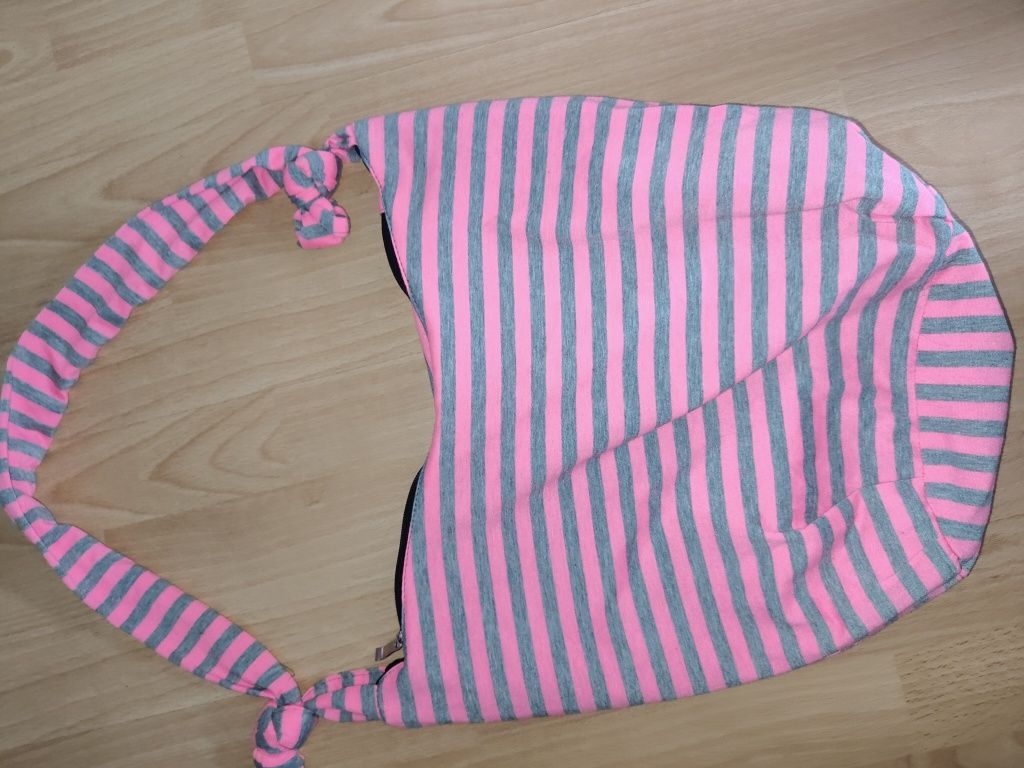 Markowa torebka hobo shopper Converse All Star różowa wygodna sportowa
