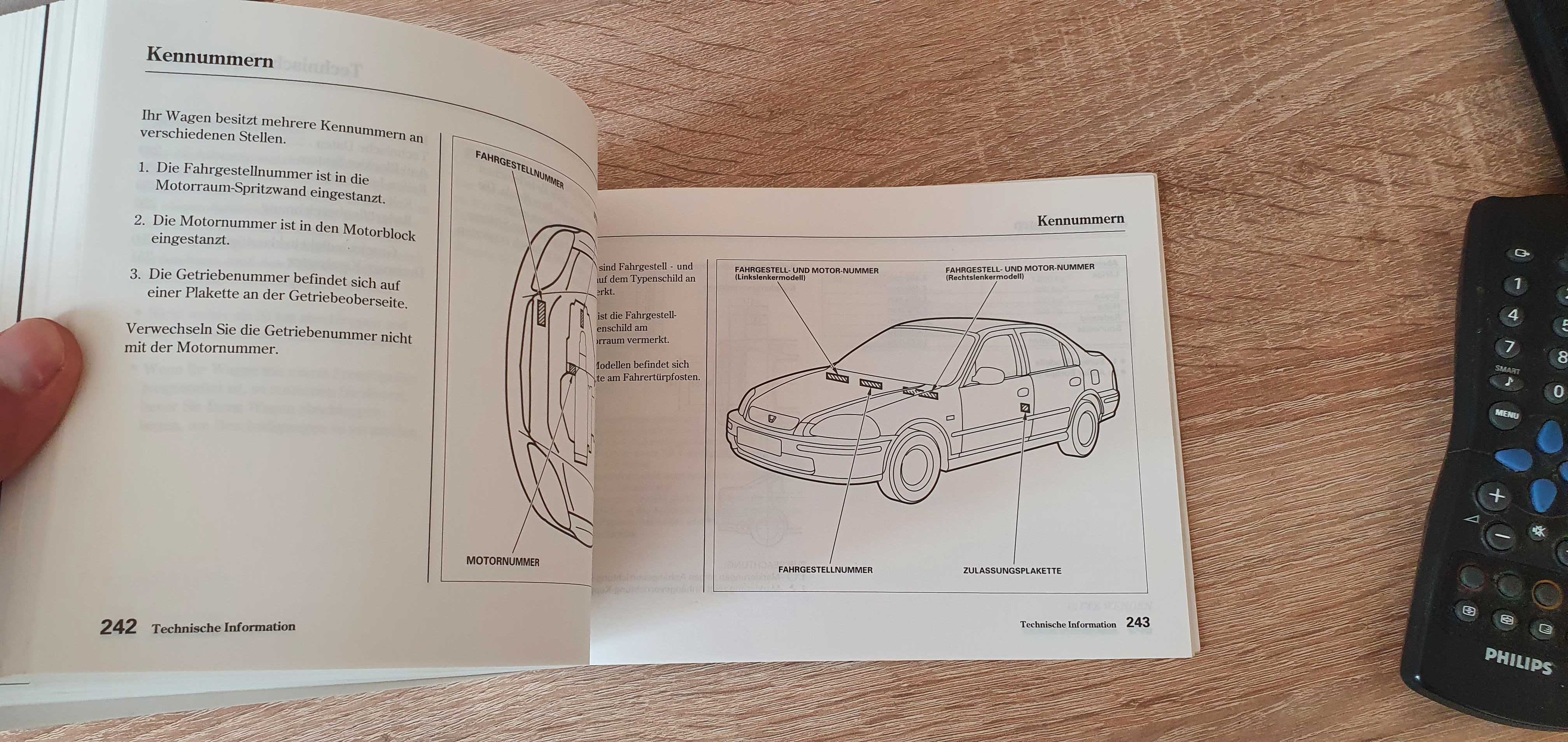 Instrukcja Honda Civic 6 gen 4d sedan 95-00 etui