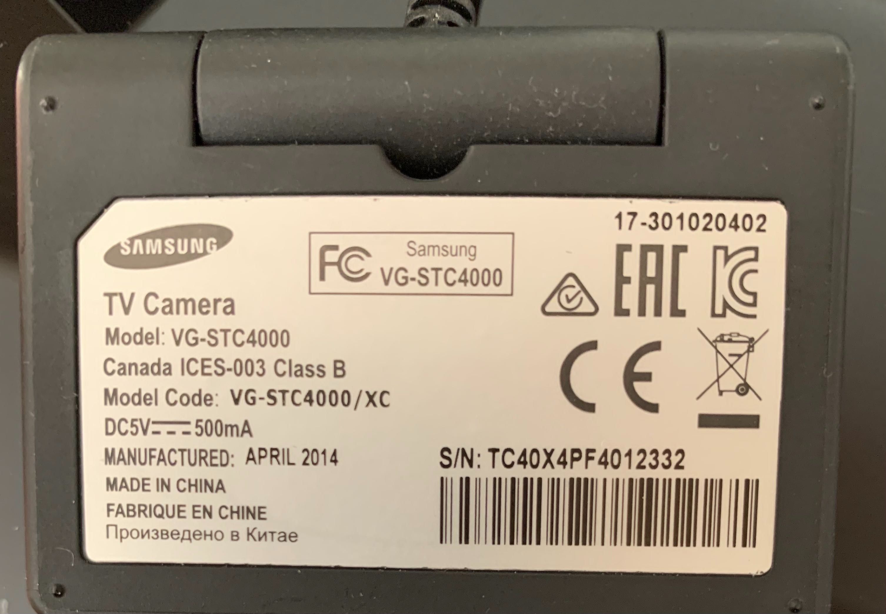 Camera TV Samsung VG-STC4000