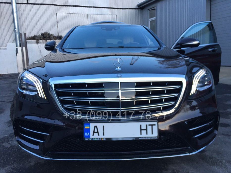 Решетка Рестайлинг AMG S63 S65 S600 Mercedes S-Class W222 S560 S550