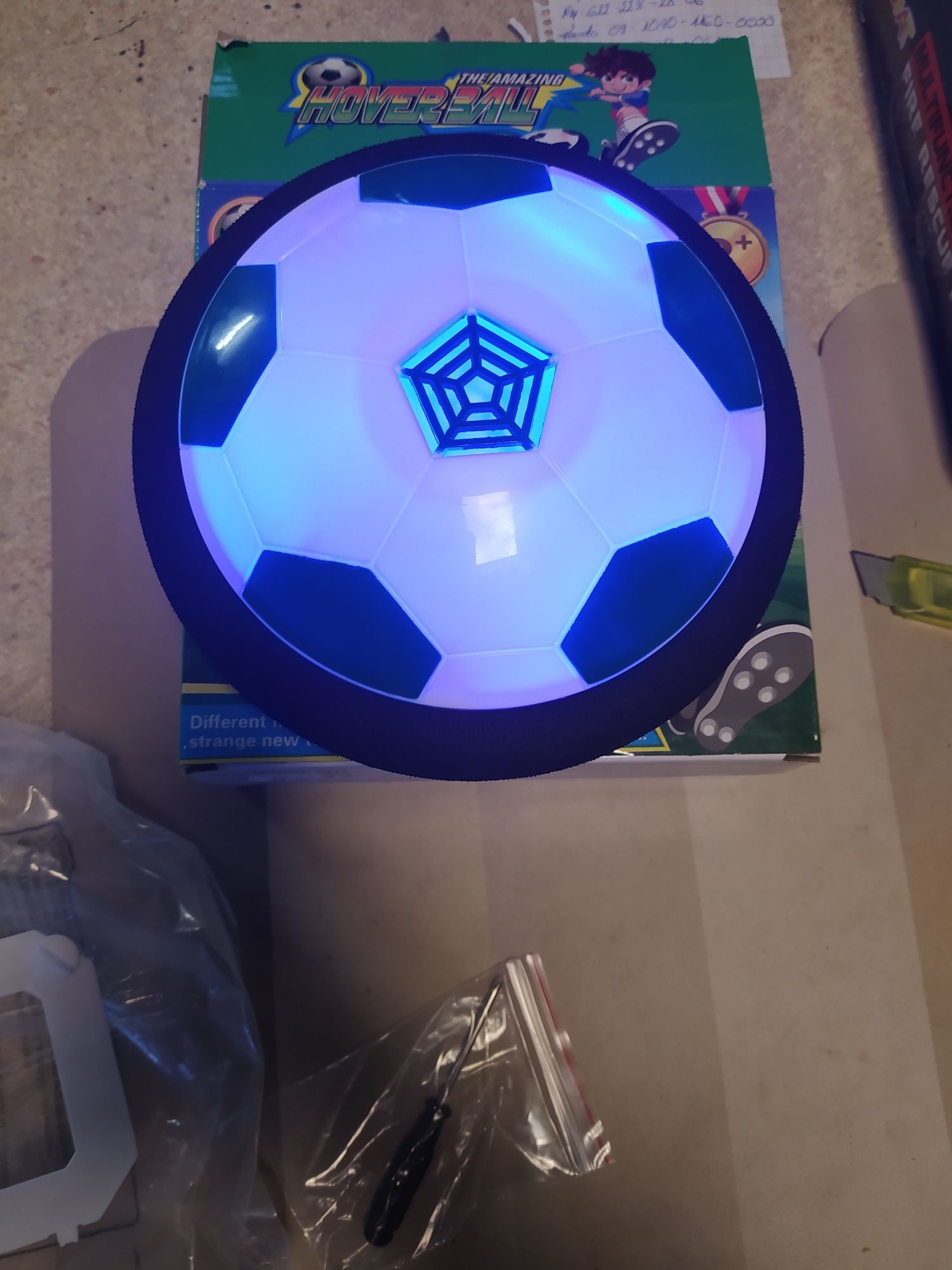 Piłka nożna hoverball led