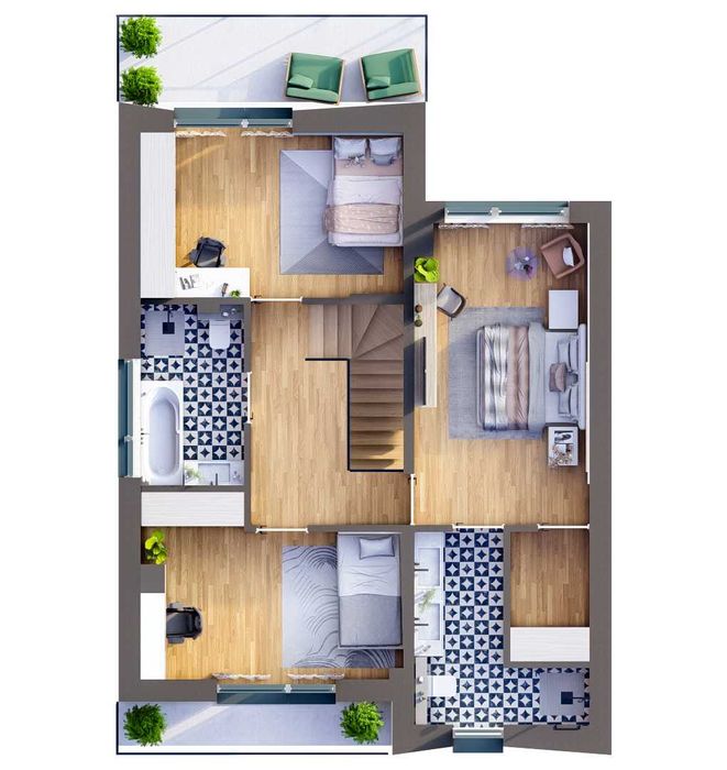 Dom szeregowy 104m²5A | Okolice Warszawy | Rezerwuj w cenie specjalnej