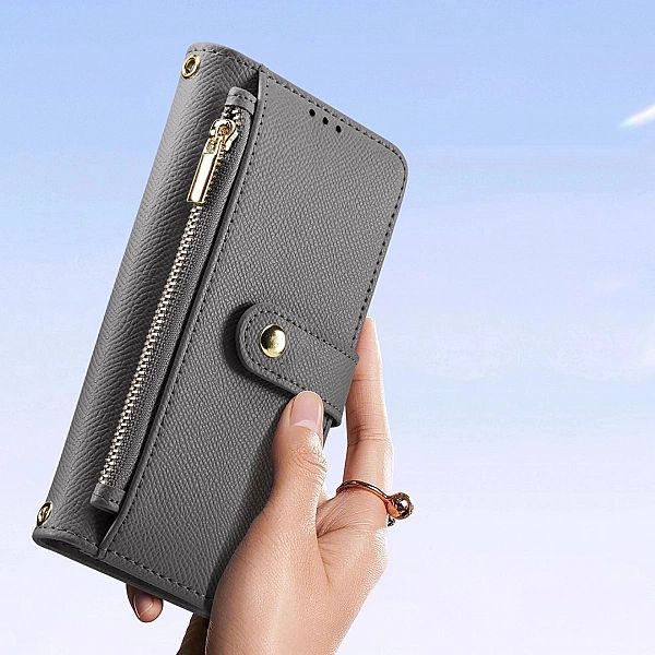 Etui skórzane Dux Ducis Lawa na Samsung Galaxy S25+ z odłączanym portf