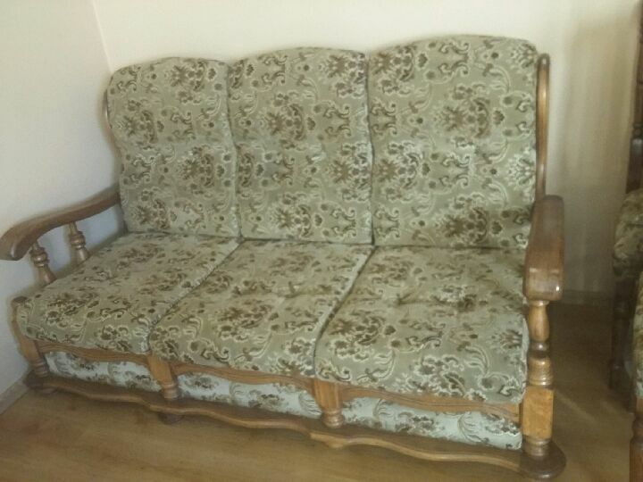 Drewniana sofa / kanapa
