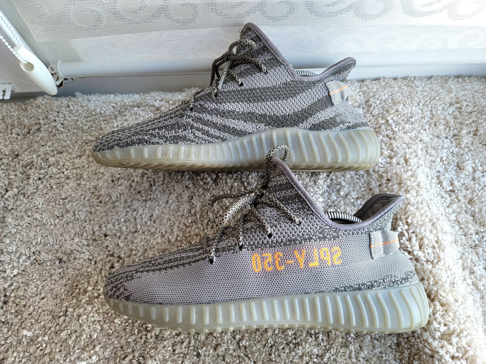 ADIDAS YEEZI Boost р 44-45 Оригинал! Беговые кроссовки