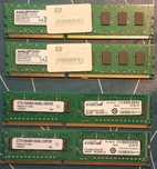 Продам оперативну пам`ять 8GB (2x4Gb) DDR3, 1.5v