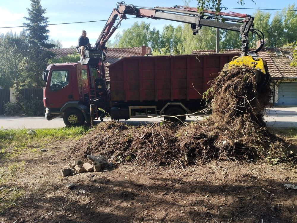 Wycinka drzew, przycinanie żywopłotów, zrębkowanie gałęzi,usuwanie pni