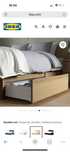Cama casal com gavetas