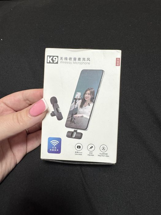 Мікрофон. Безпроводной петличный микрофон для iPhone . Микрофон