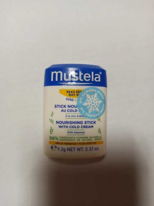 Mustela Bebe Cold Sztyft ochronny do ust i policzków