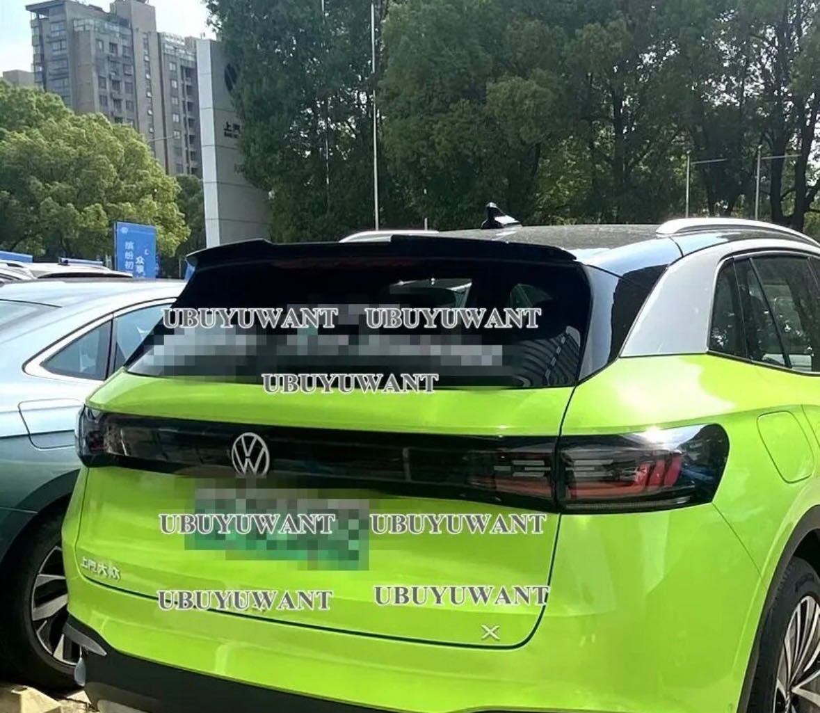 Спойлер на Volkswagen ID4 накладка на багажник крышу бленда спойлер