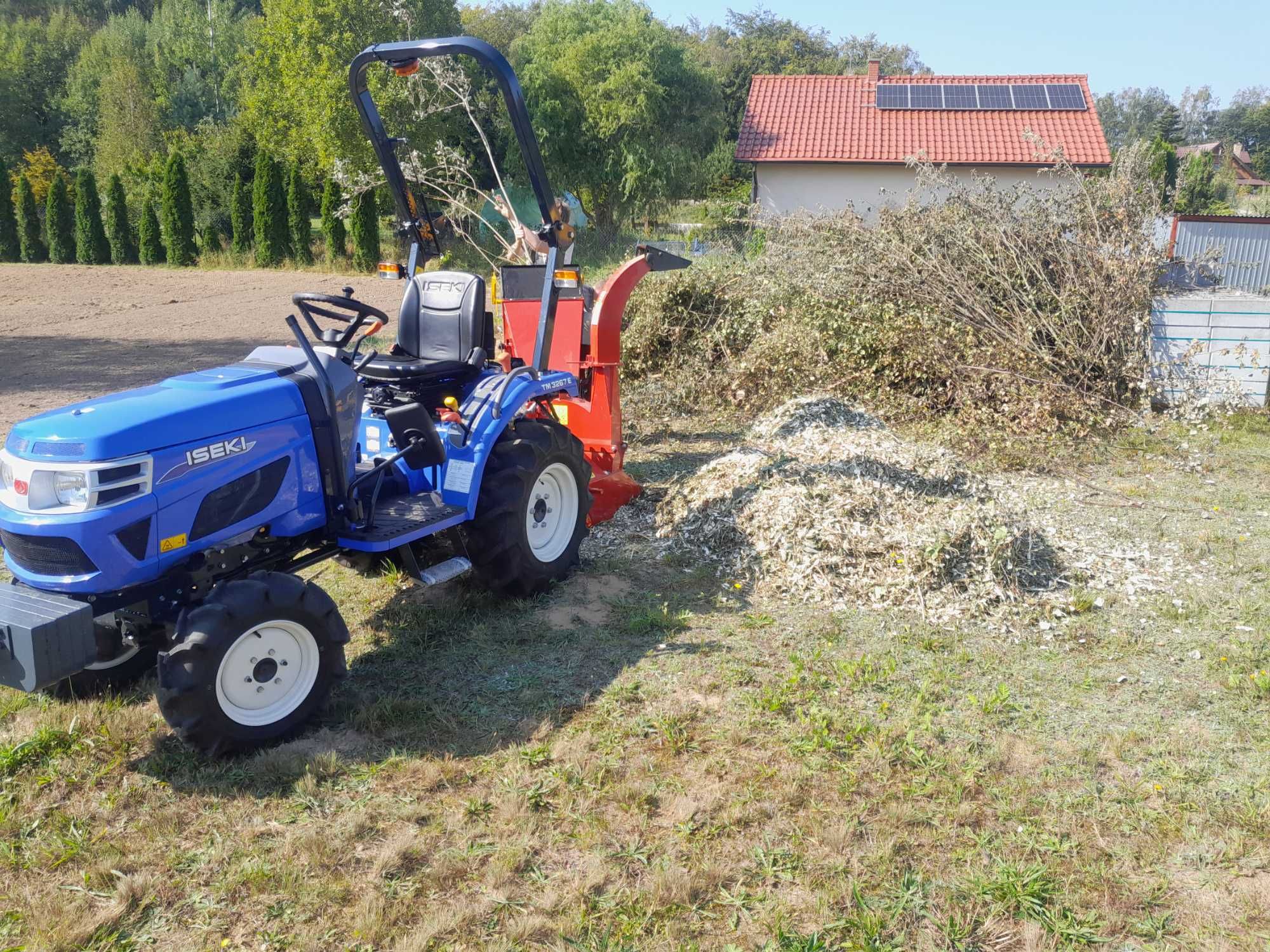 Wynajmę wynajem traktorek z glebogryzarką separacyjną mini koparkę