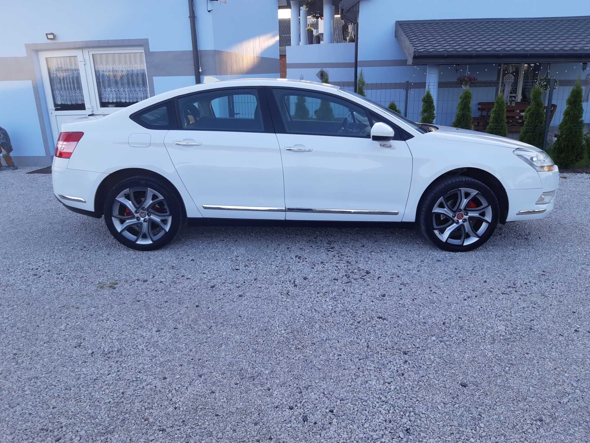 Citroen C5 III Sedan 2.0 HDI  Biały Zamiana Klima Alu 19 cali Zadbany