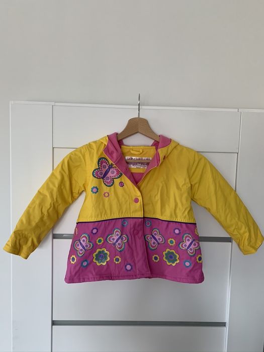 Plaszcz/kurtka przeciwdeszczowa dla dziewczynki 2 lata