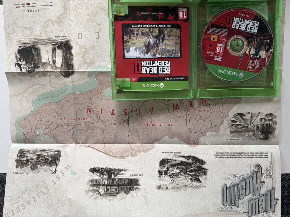 Red Dead Redemption 2 gra RDR2 Xbox One Series X plakat