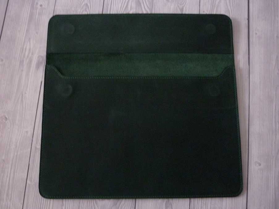 зеленый чехол кожаный винтажный для MACBOOK 13,3 дюймов