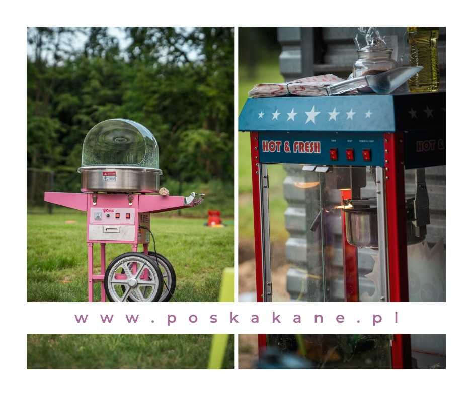 dmuchańce wata cukrowa popcorn piana party animacje