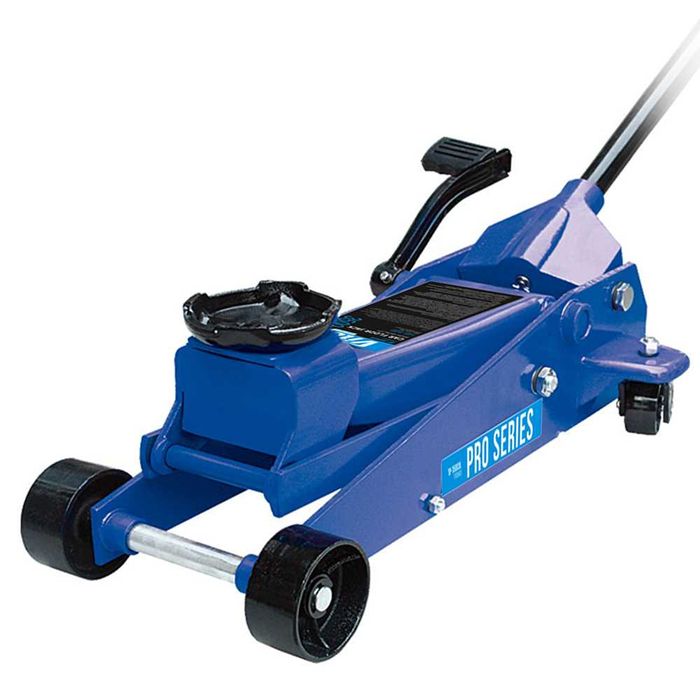 Домкрат гідравлічний підкатний 3,5т 145-500мм з педаллю 38кг DP-35038