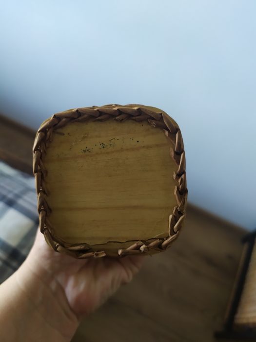 Butelka w wiklinie - staroć